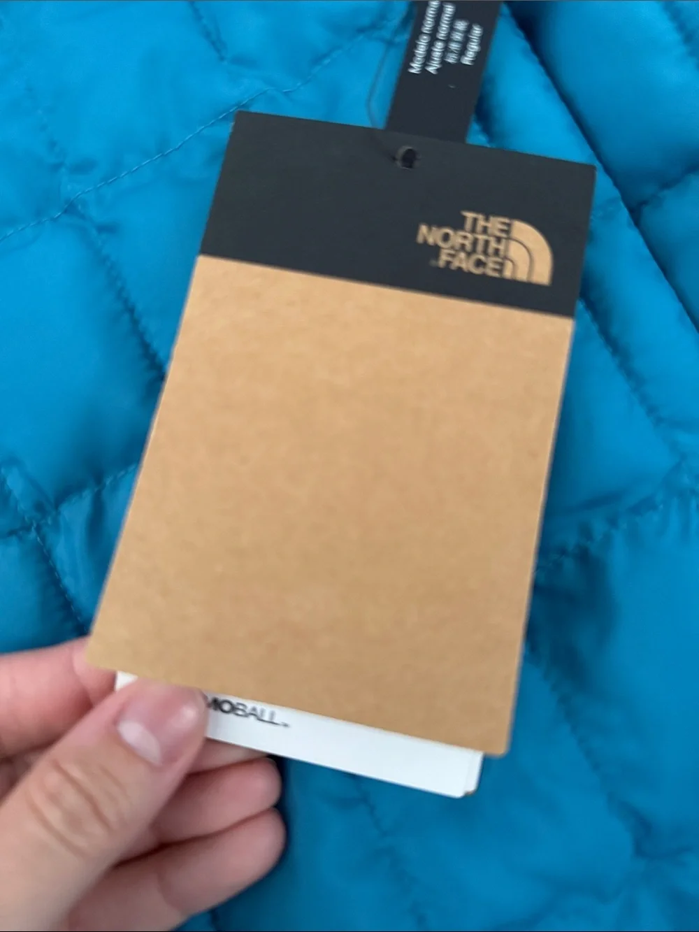The North Face Men’s Thermal Insulated Jacket digital steel Blue Quilted Medium